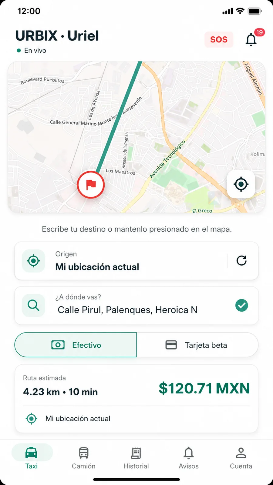 App Cliente URBIX